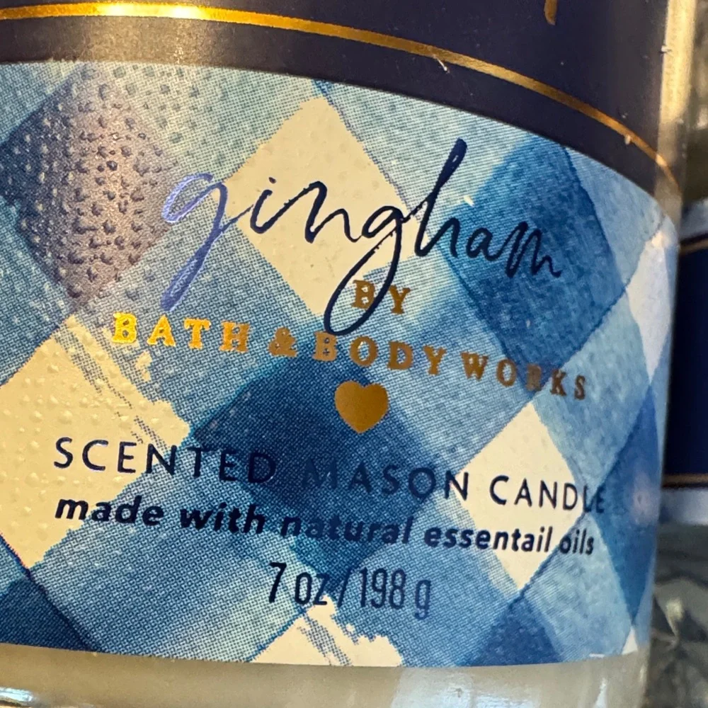 Bath and Body Works Gingham Candle and Mist Set - Picture 3 of 3